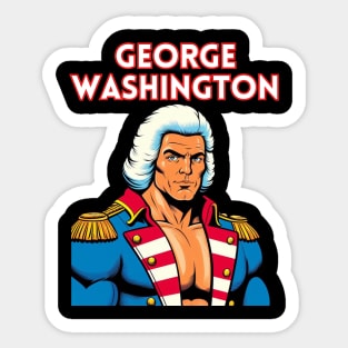 Founding Bro: George Washington Sticker